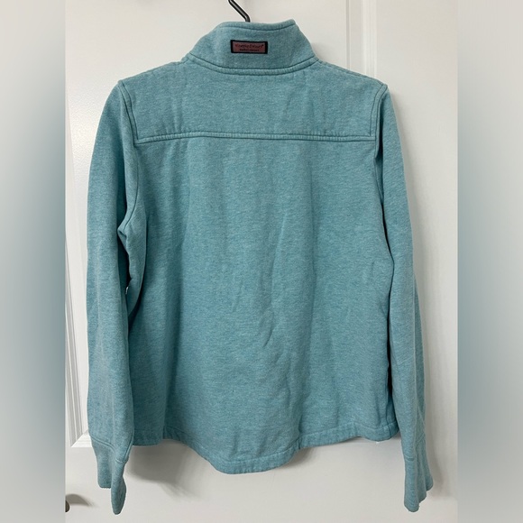 Vineyard Vines small turquoise quarter zip - Picture 3 of 3